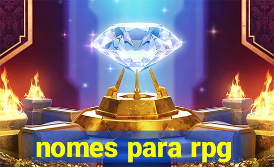 nomes para rpg